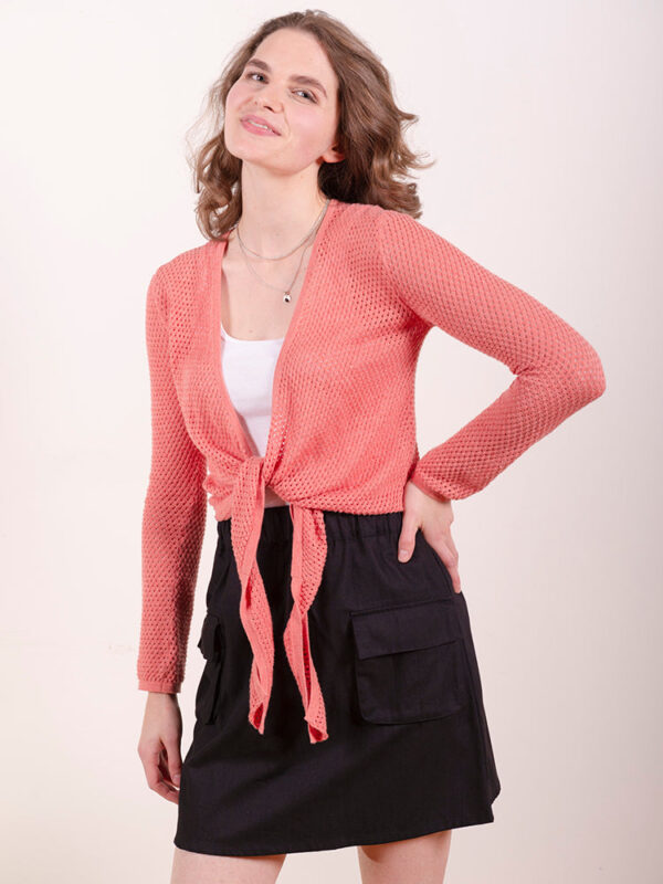 Pocket Skirt - Black Denim - Image 3