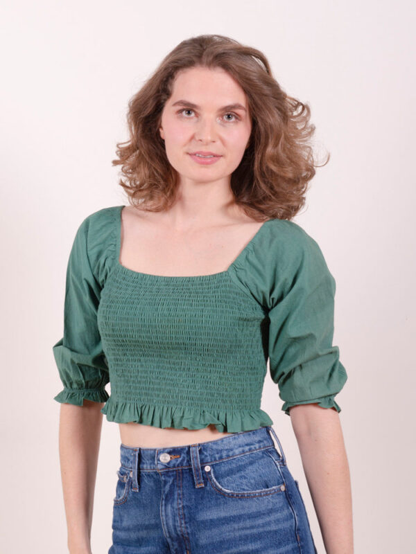 Theodora Blouse - Everglade