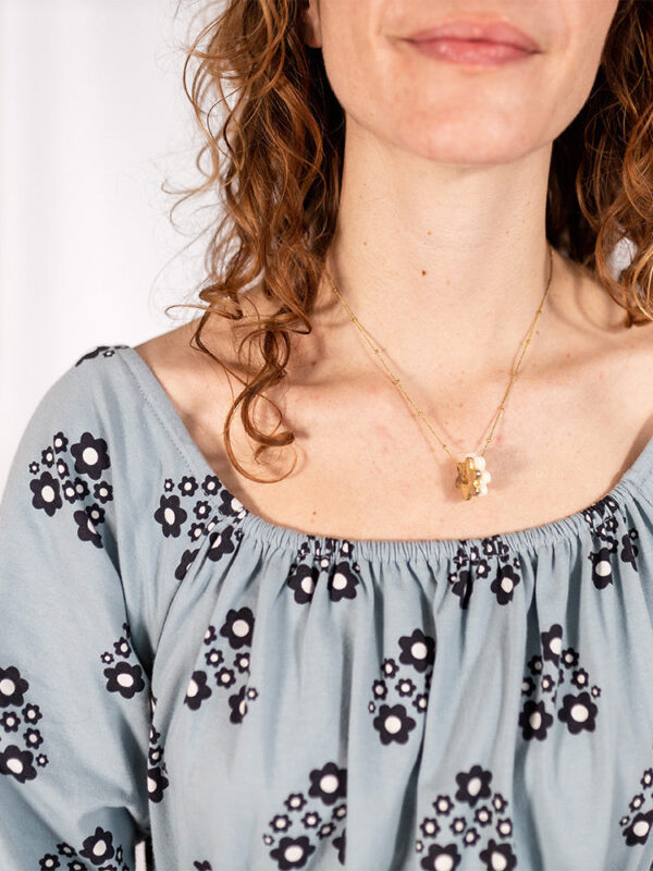 Juliet Mini Dress - Retro Slate - Image 4