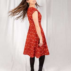 Marseille Dress - Mod Daisy Spiced Coral - Image 3