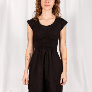 Artsy Traveler Dress - Black Denim - Image 2