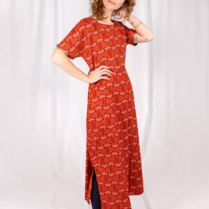 Aimee Maxi Dress - Mod Daisy Spiced Coral - Image 4