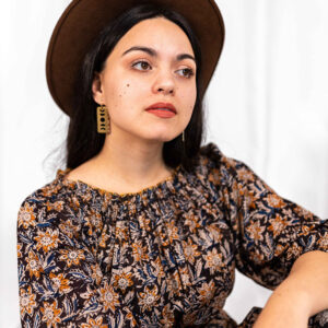 Marnie Dress - Sunflower Black - Image 6