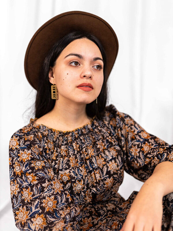 Marnie Dress - Sunflower Black - Image 6