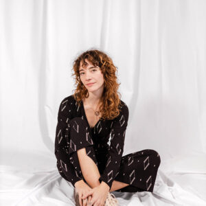 Rita Long Sleeve Jumpsuit - Diamond Vine Black - Image 3