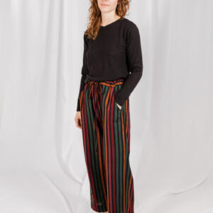 Emmy Drawstring Pant - Sunset Stripe - Image 3