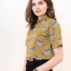 Eve Top - Zebra Green - Image 7