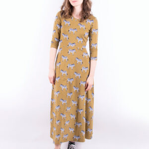 Mumbai Maxi Dress - Zebra Green - Image 3