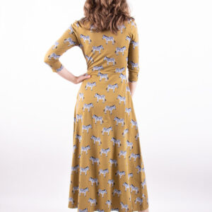 Mumbai Maxi Dress - Zebra Green - Image 4