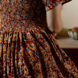 Teddy Midi Dress - Ruby Floral - Image 2