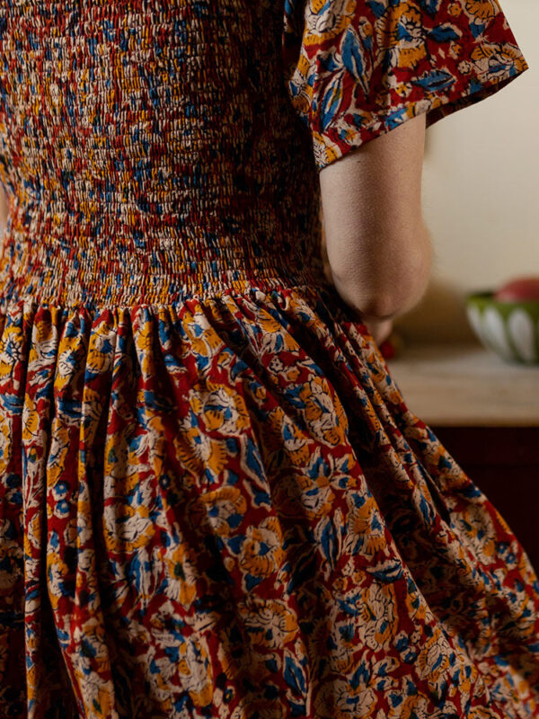 Teddy Midi Dress - Ruby Floral - Image 2