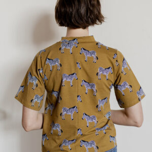 Eve Top - Zebra Green - Image 3