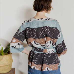 Ruth Top - Mountain Stripe - Image 4