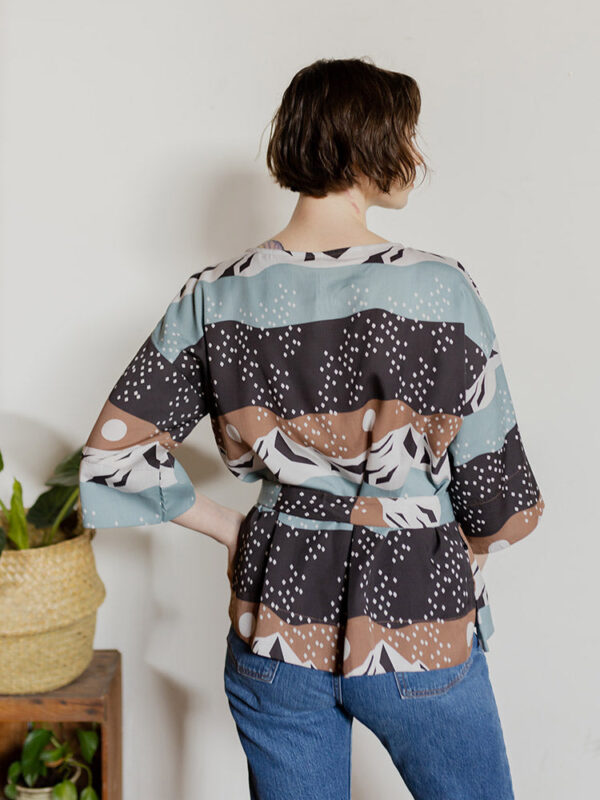 Ruth Top - Mountain Stripe - Image 4