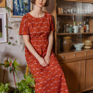 Aimee Maxi Dress - Mod Daisy Spiced Coral - Image 7