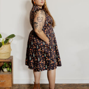 Lucille Plus Size Dress - Botanical Dusk - Image 4