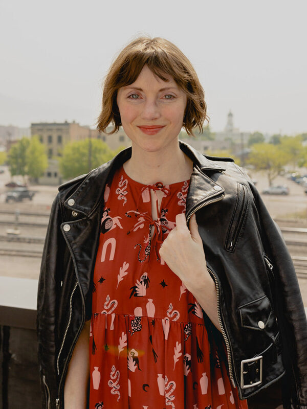 Adelaide Tiered Mini Dress - Modern Objects Cranberry - Image 6