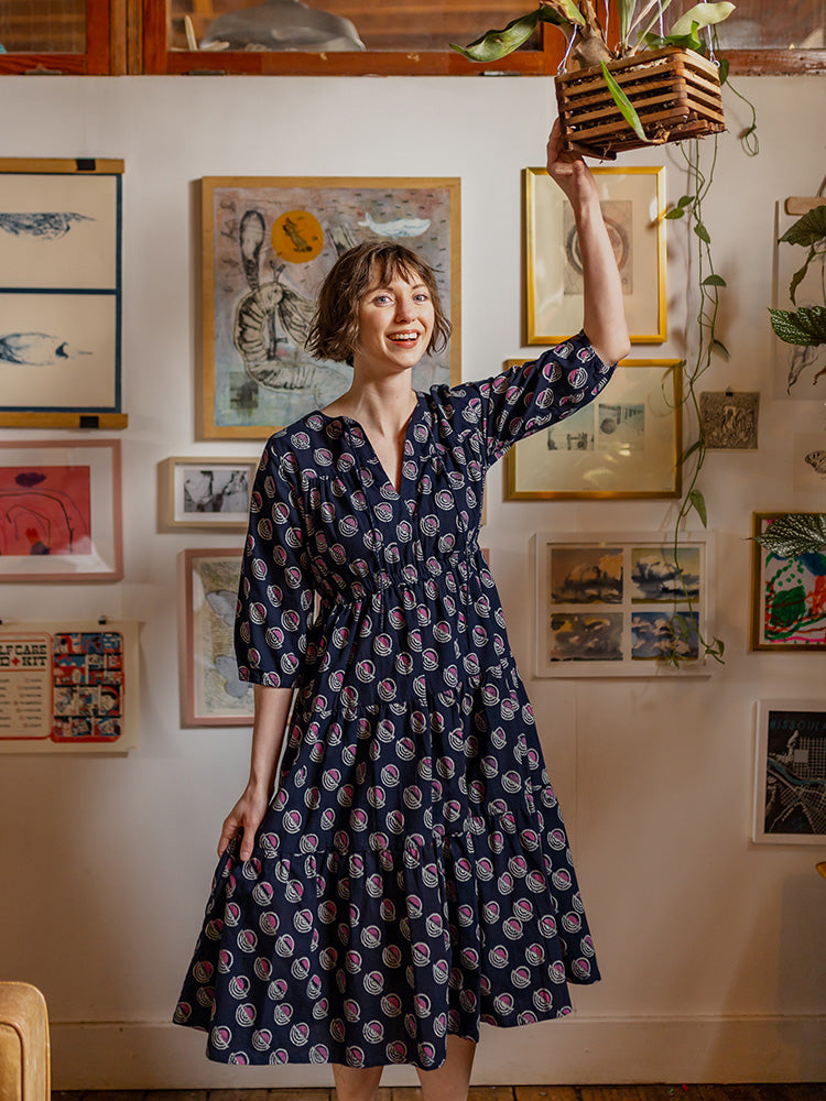 Adriana Dress - Deco Blue - Image 6