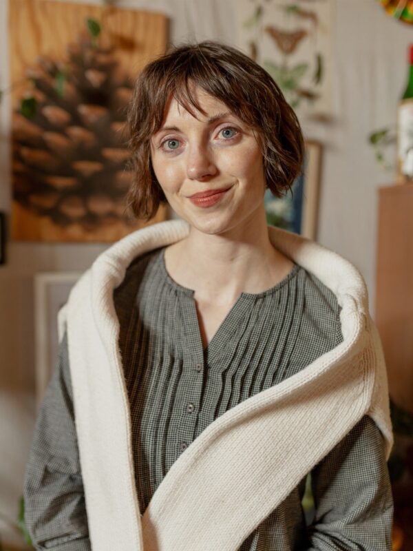 Vienna Pleated Dress - Woven Check Black - Image 4