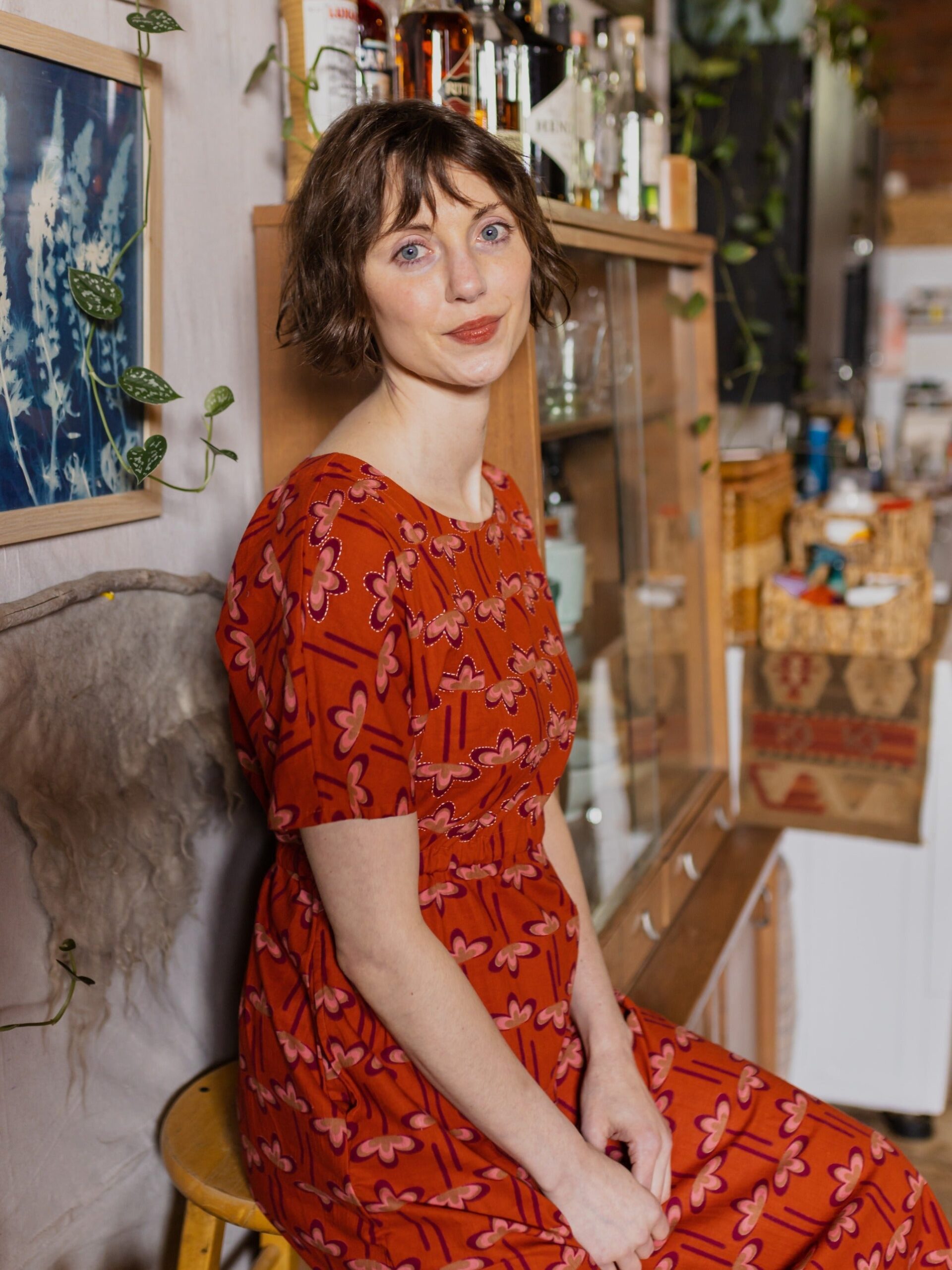 Aimee Maxi Dress - Mod Daisy Spiced Coral - Image 12