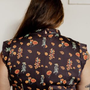 Lucille Plus Size Dress - Botanical Dusk - Image 6