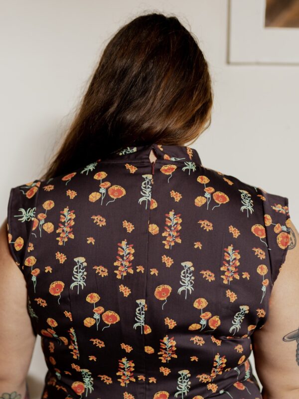 Lucille Plus Size Dress - Botanical Dusk - Image 6