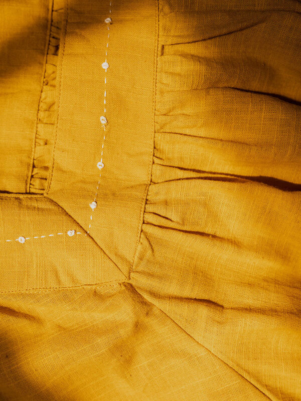 Alexis Plus Size Mini Dress - Turmeric - Image 5