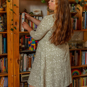 Callie 3/4 Sleeve Plus Size Wrap Dress - Field Taupe - Image 2