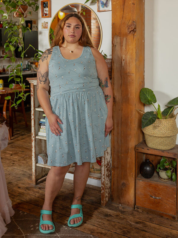 Asheville Plus Size Dress - Badminton Slate