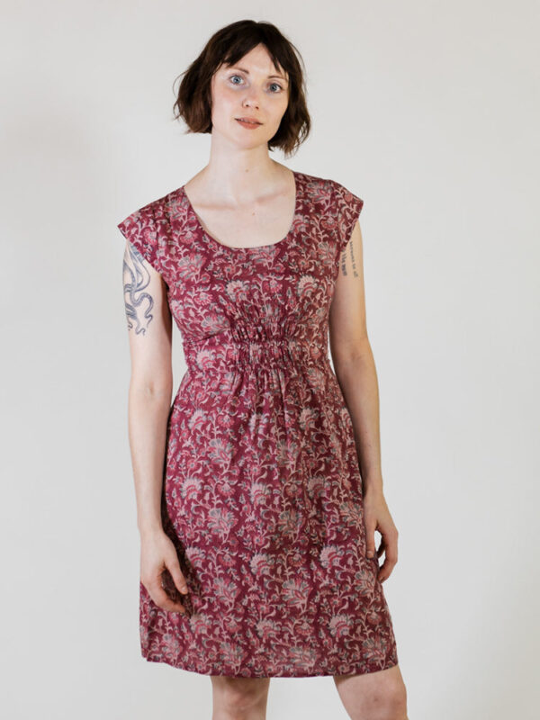 Artsy Traveler Dress - Magenta Vine - Image 2