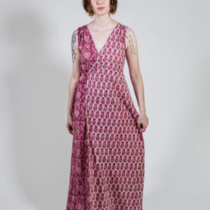 Bekka Maxi Dress - Magenta Vine Floral - Image 8