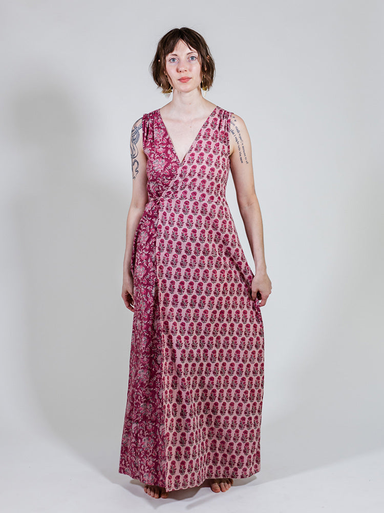 Bekka Maxi Dress - Magenta Vine Floral - Image 8