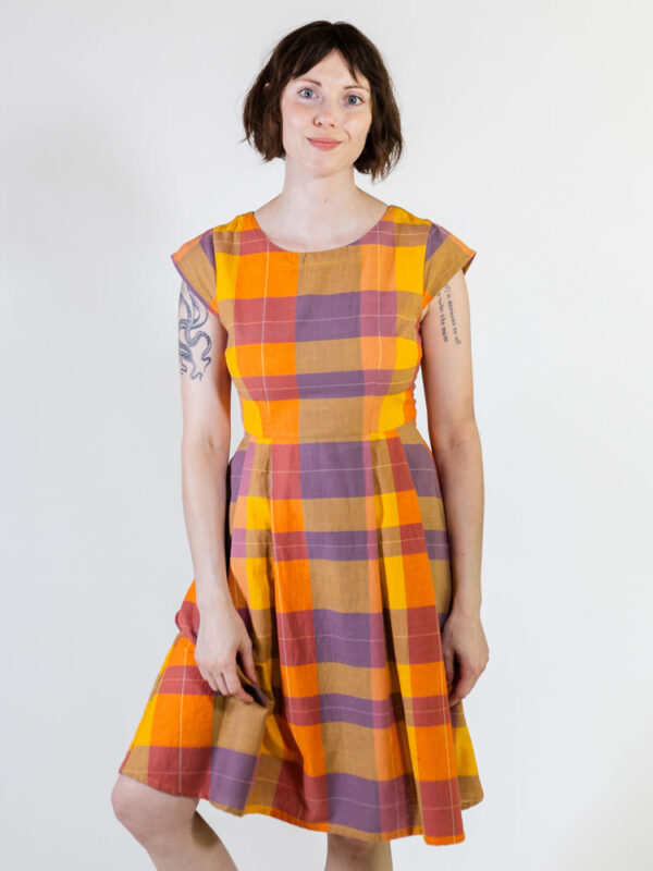 Devonshire Dress - Sunset Plaid - Image 2