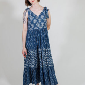 Lorelei Tiered Dress - Indigo Trio - Image 3