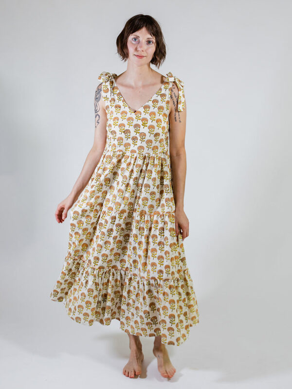 Lorelei Tiered Dress - Marigold - Image 14