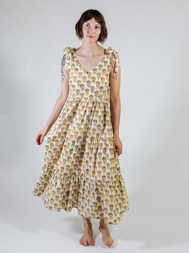 Lorelei Tiered Dress - Marigold - Image 14