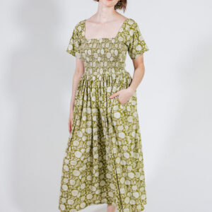 Teddy Midi Dress - Pear Floral - Image 4