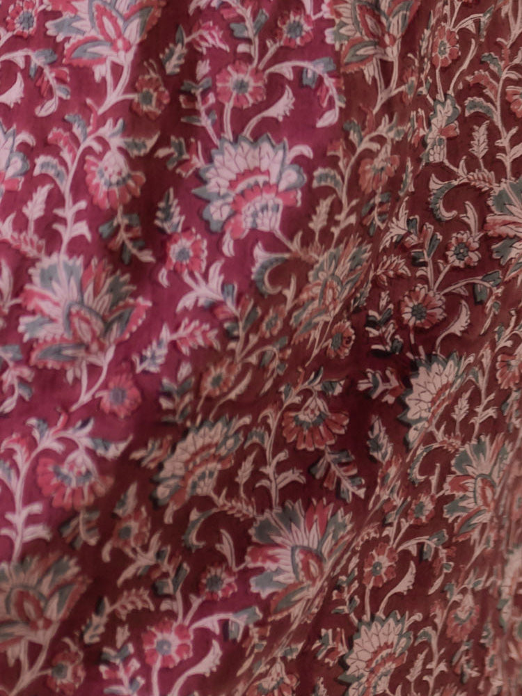 Artsy Traveler Plus Size Dress - Magenta Vine - Image 6