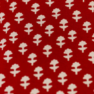 Asheville Plus Size Dress - Micro Floral Red - Image 3