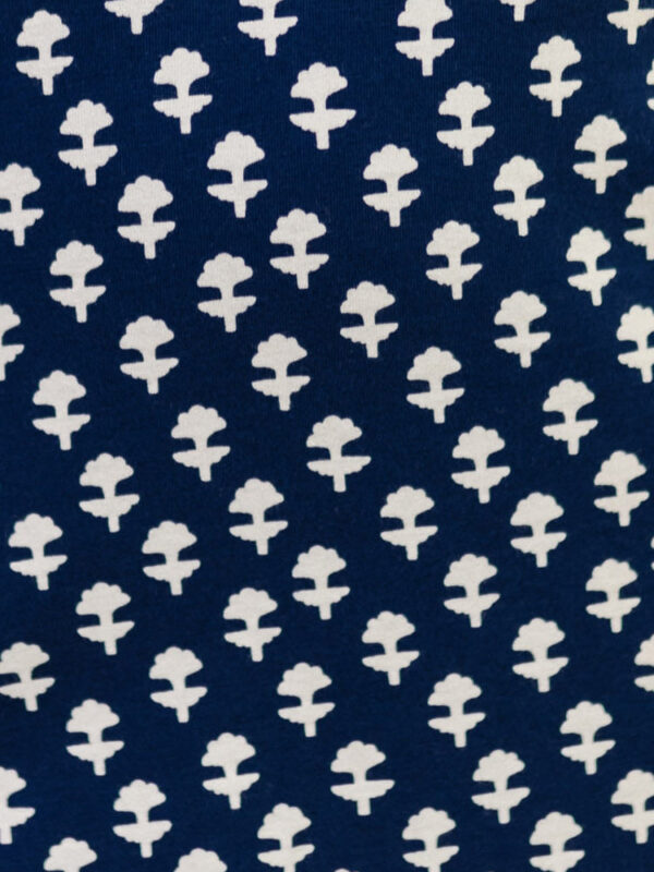 Eve Plus Size Top - Micro Floral Navy - Image 5