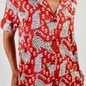 Camp Dress - Poppy Leopard - Image 2