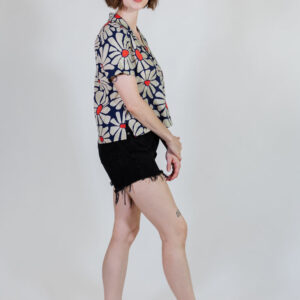 Camp Shirt - Navy Floral - Image 2