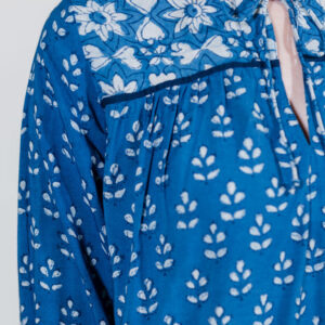 Devi Blouse - Indigo Mix - Image 2