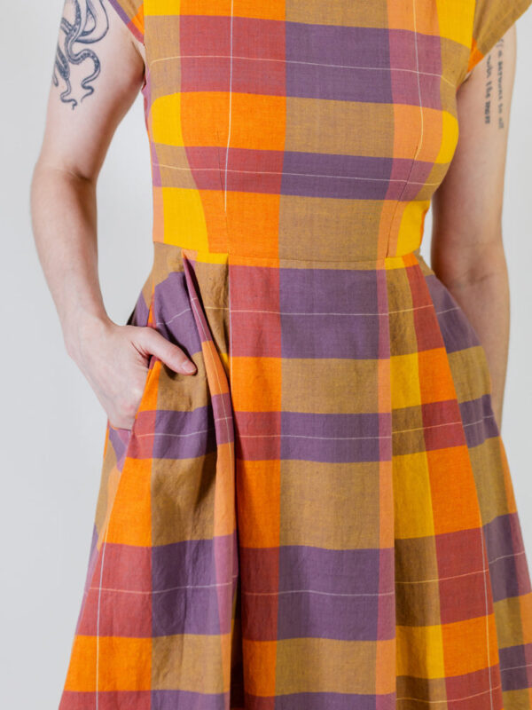 Devonshire Dress - Sunset Plaid - Image 8
