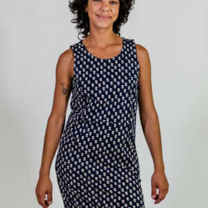 Evanston Dress - Micro Floral Navy - Image 6