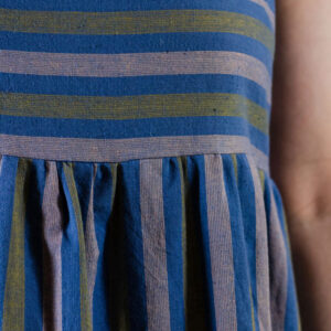 Ivy Midi Dress - Lavender Stripe - Image 3