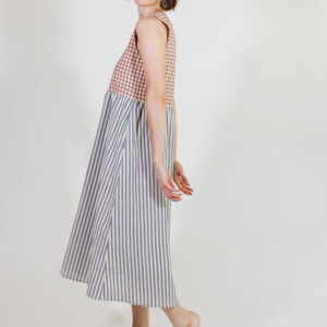 Lilah Dress - Gingham Stripe Mix - Image 6