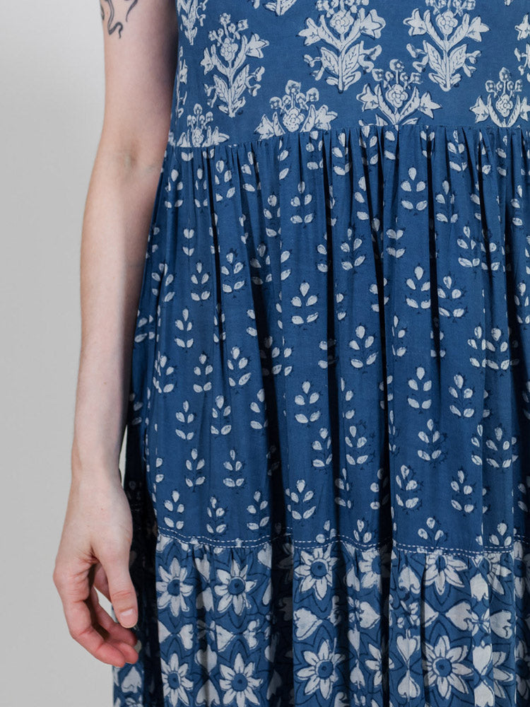 Lorelei Tiered Dress - Indigo Trio - Image 7
