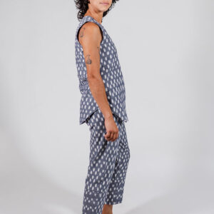 Miller Easy Pant - Blue Ikat - Image 2