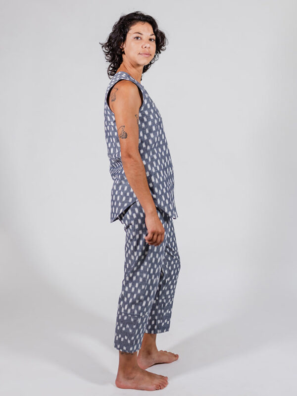 Miller Easy Pant - Blue Ikat - Image 2
